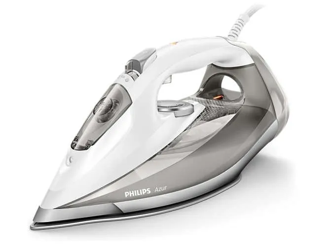 [OUTLET] - Philips Azur GC4901 - Dampstrygejern med automatisk afbrydelse - såleplade: SteamGlide Elite - 2800 W