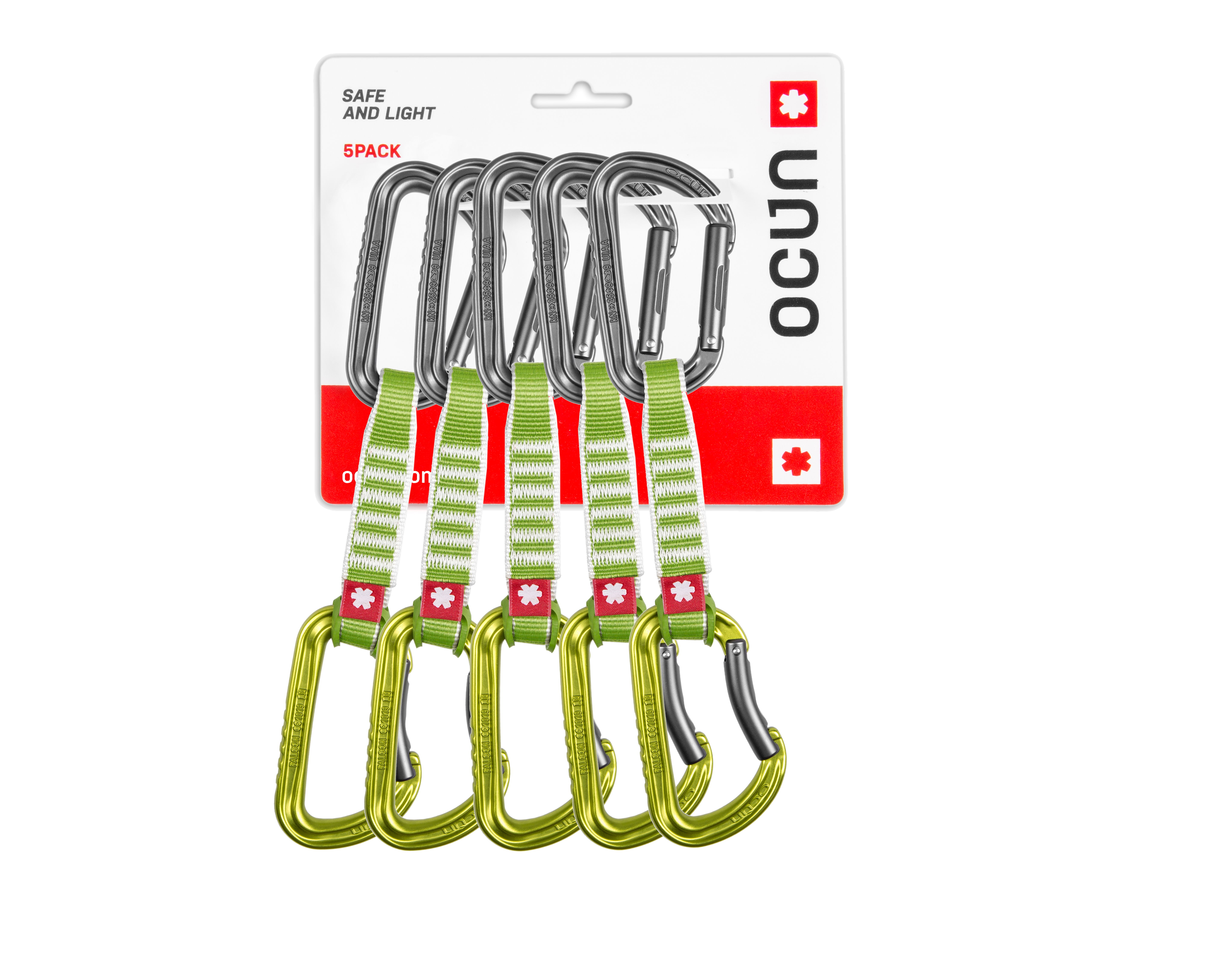 Ocun Falcon QD Zoom PA 15/22mm 5pk