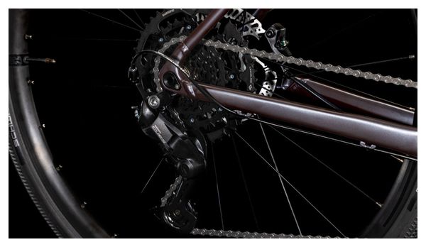Vélo Fitness Cube Nulane One Trapeze Shimano Cues 9V 700 mm Gris Mineral 2025