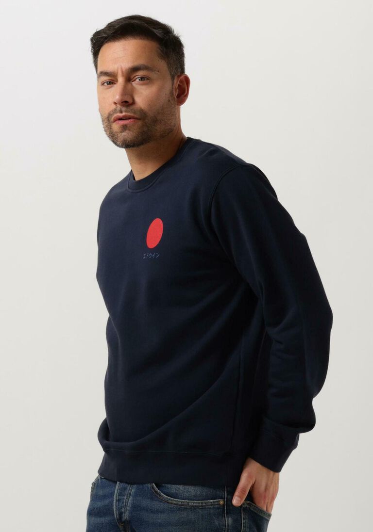 EDWIN donkerblauwe edwin sweater japanese sun sweat