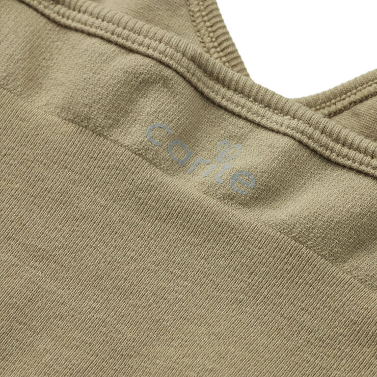 Carite Longline Seamless sports bh Brun