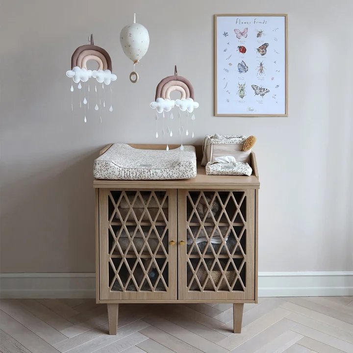 Cam Cam Copenhagen - Regenbogen Mobile, dusty rose