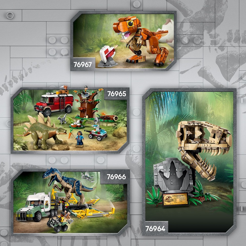 LEGO - Jurassic World - Dinosaurfossiler: Triceratops-kranium (76969)