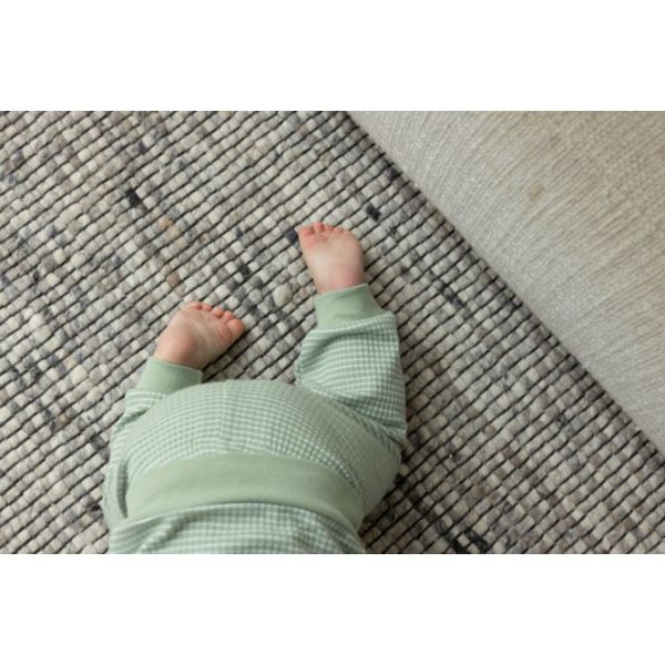 Feetje Wafel Pyjama Groen Melange Mt. 56