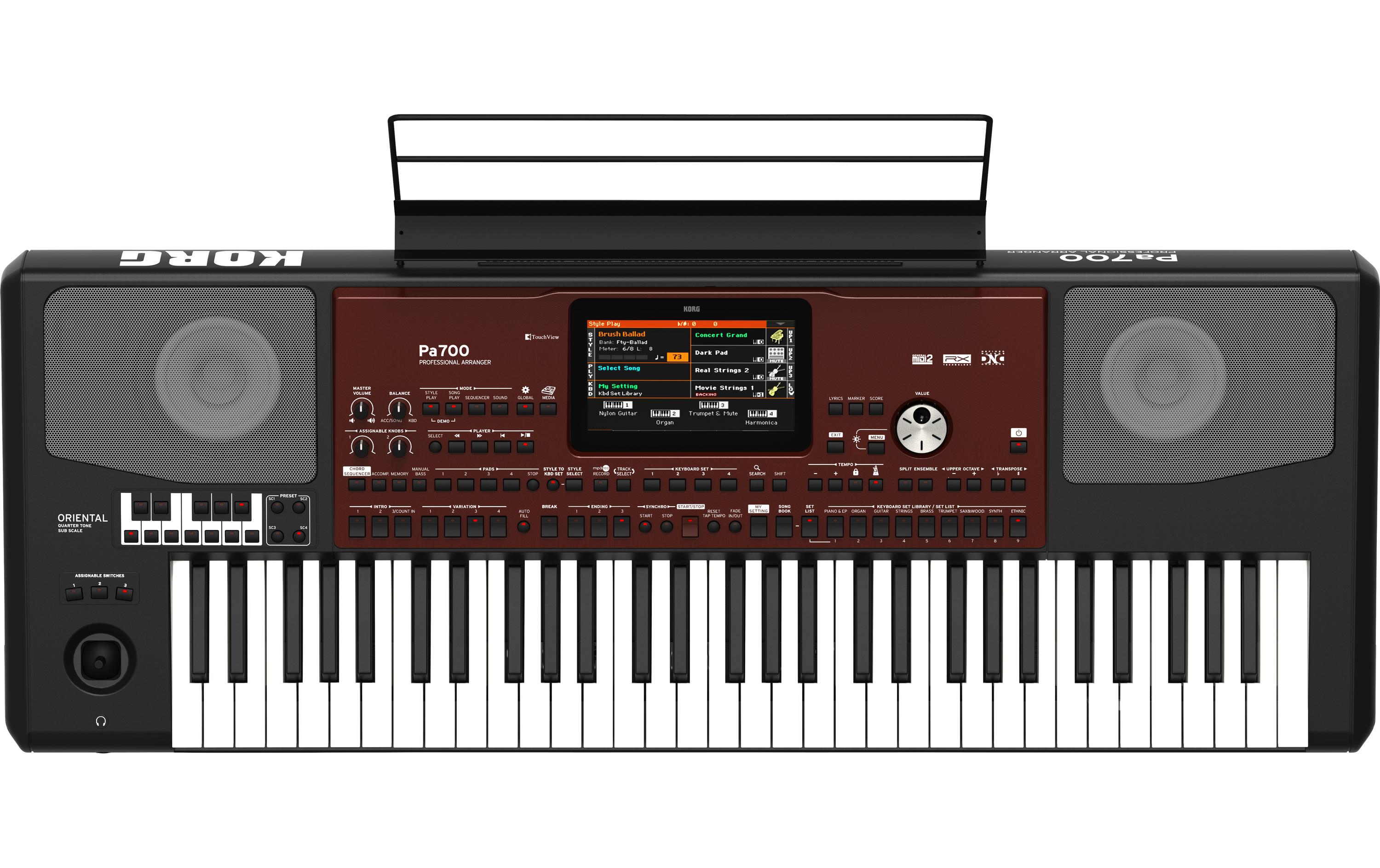 Keyboard PA700 Oriental<br>Keyboard mit 61 Tasten