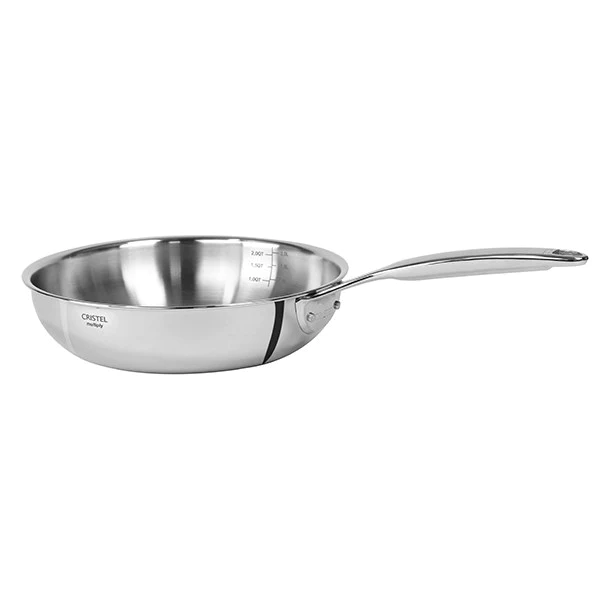 Poêle sautoir inox Castel'Pro 24 cm Cristel