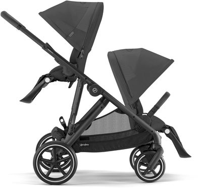 Cybex GAZELLE S Tvillingvogn, Moon Black/Black