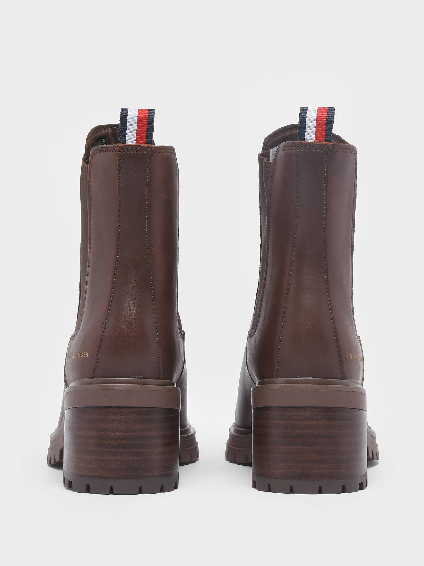 Bottines  talon en cuir TOMMY HILFIGER