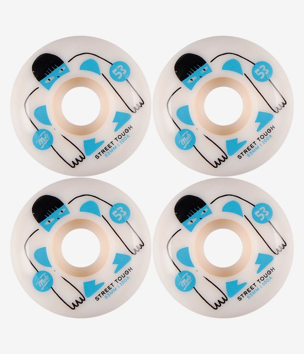 MOB Estes Rollen (white) 53mm 100A 4er Pack