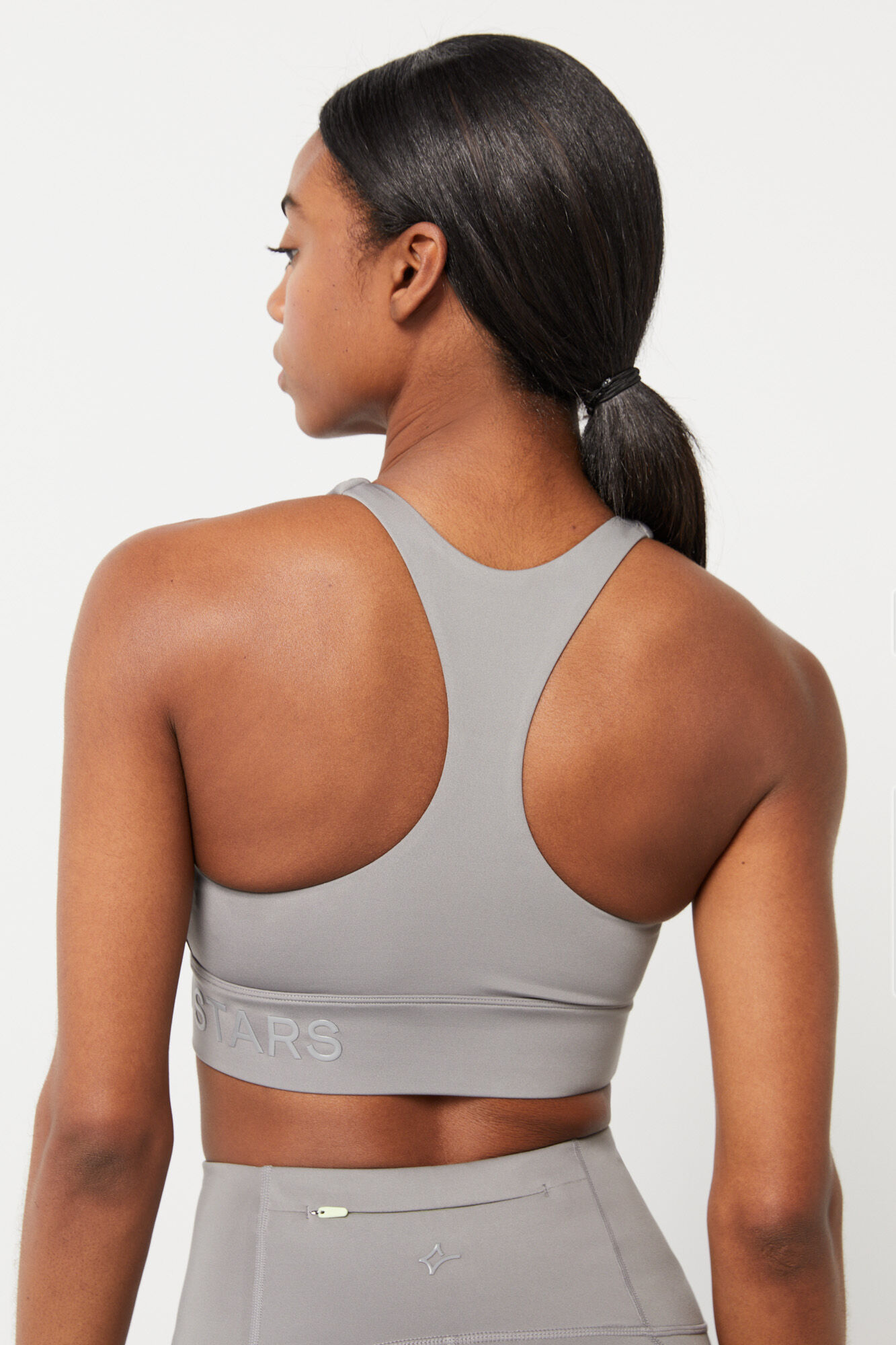 Sutiã esportivo cinza 4D Stretch