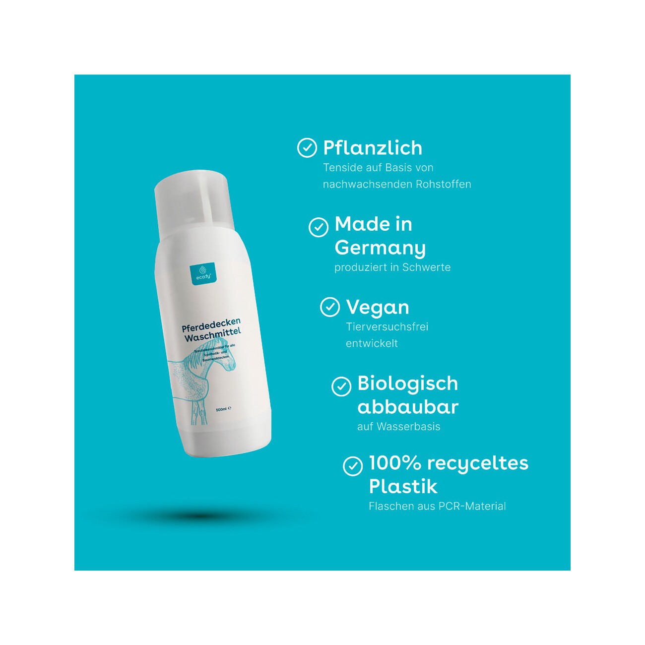 eco:fy Pferdedecken-Waschmittel 500 ml