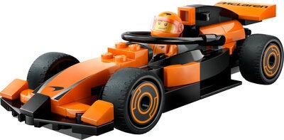 LEGO City 60442 F1-fører med McLaren-racerbil
