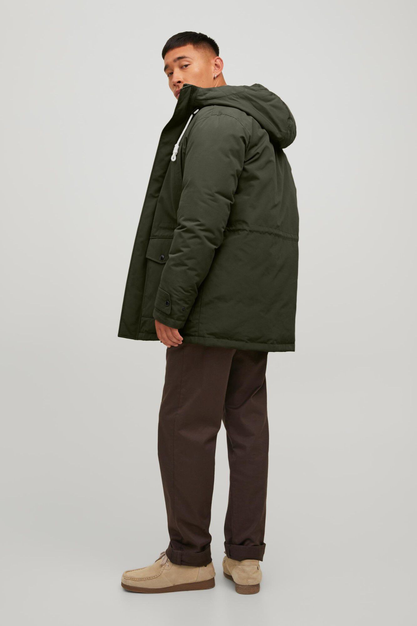 Parka com capuz