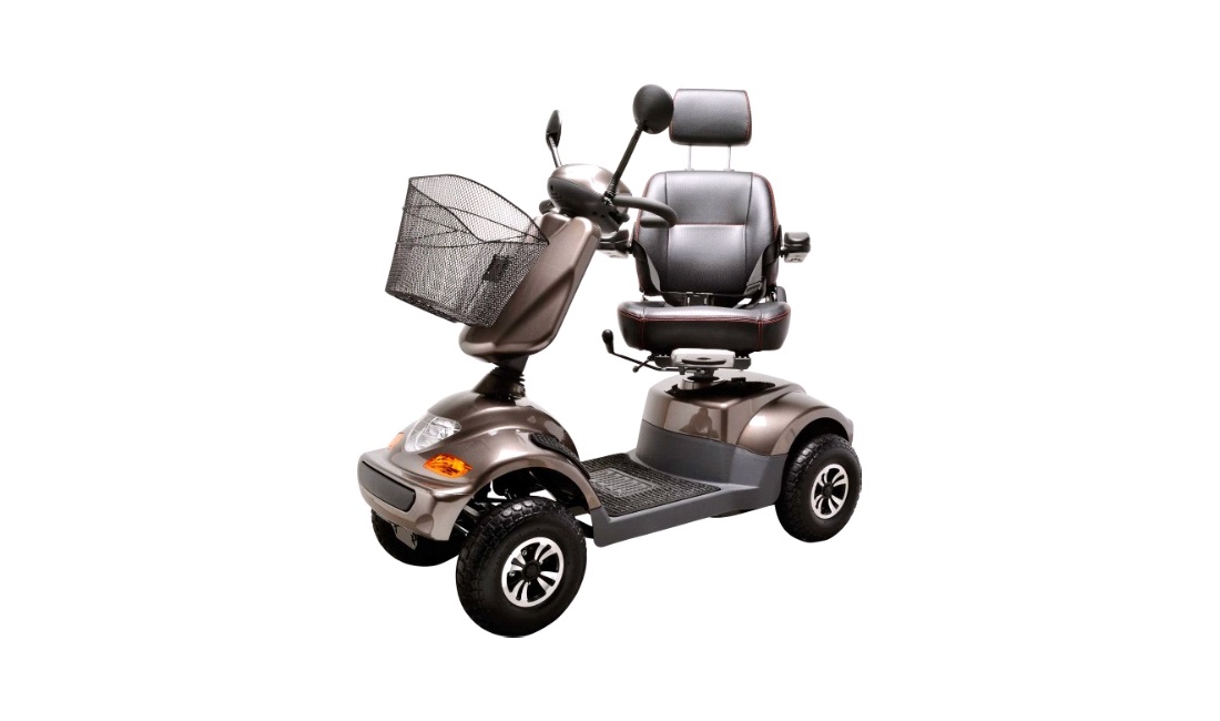 El-scooter PF2K 550W 36AH 4 hjul Mokka