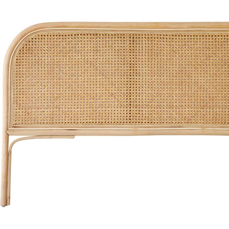 Tête de lit en tiges de rotin Josephine H 80 x L 160 x P 3 cm
