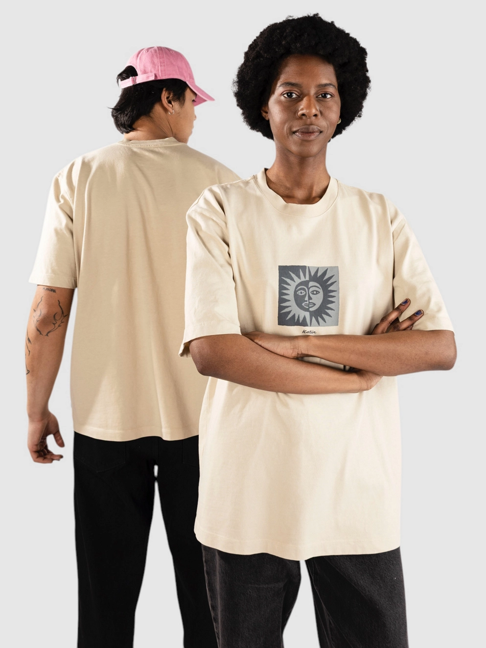 Katin USA Relic Relaxed T-Shirt pelican pigment dye