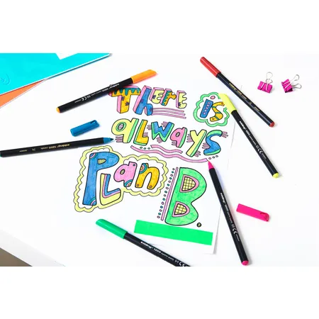 edding 1200 Fasermaler colourpen 8+2