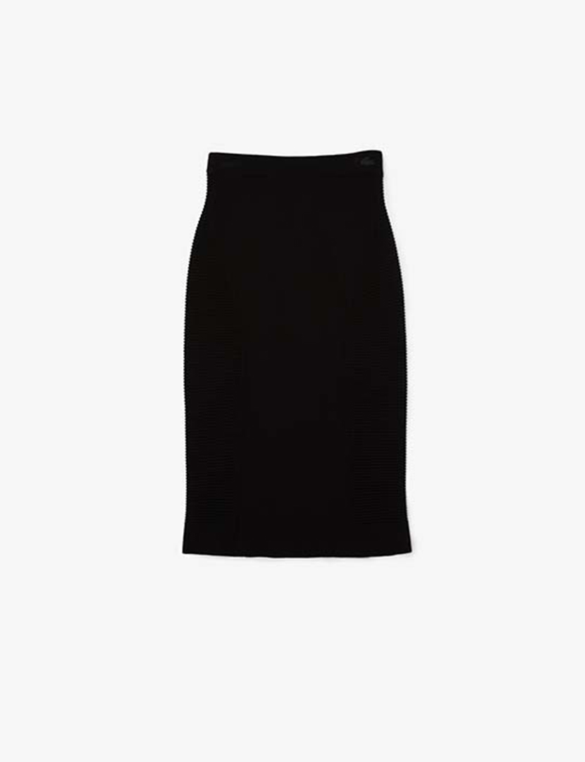 Black Midi Skirt for Women