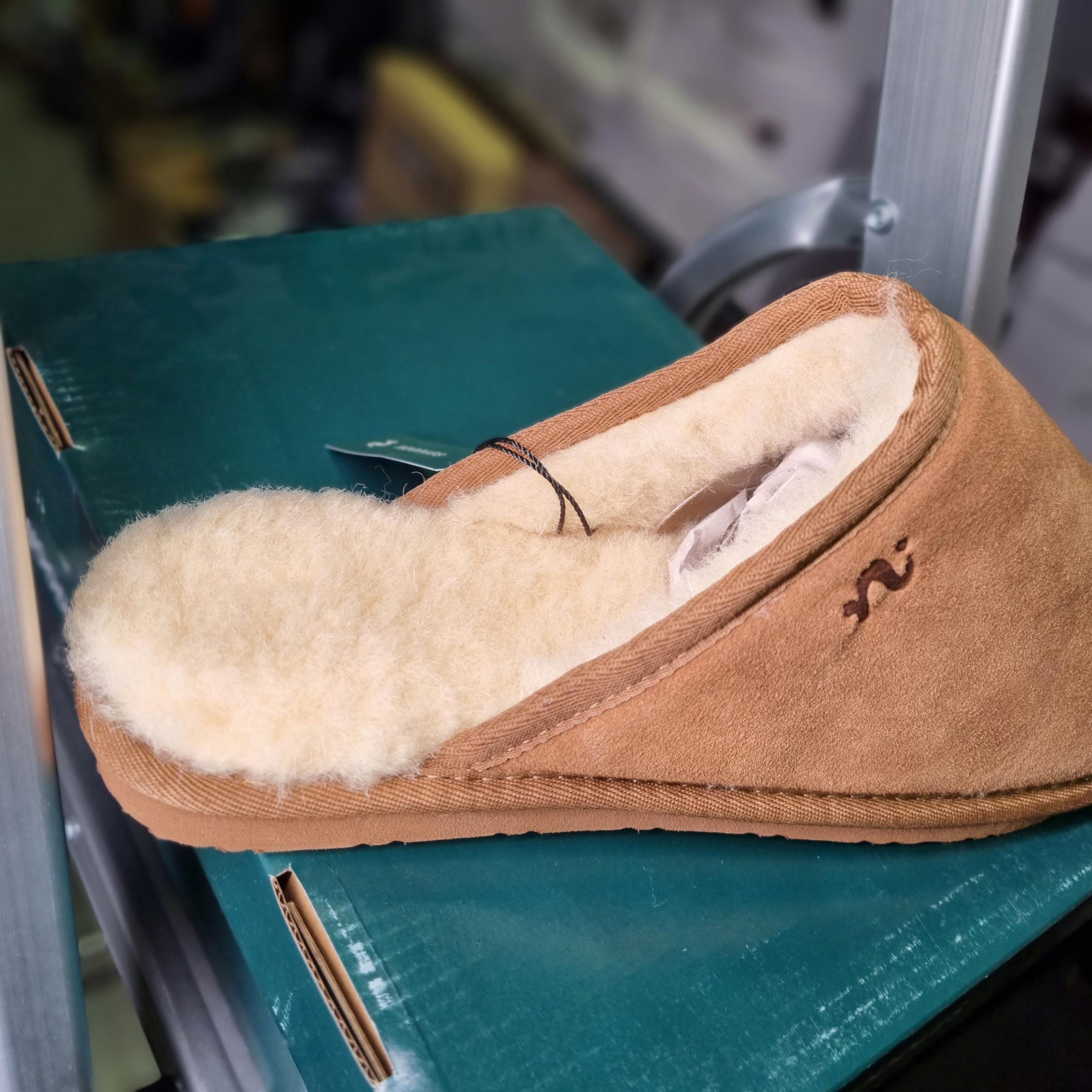 Noodles - Hut Wool Slipper Camel