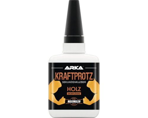 ARKA Kraftprotz Superlijm voor hout, dik, 50 g