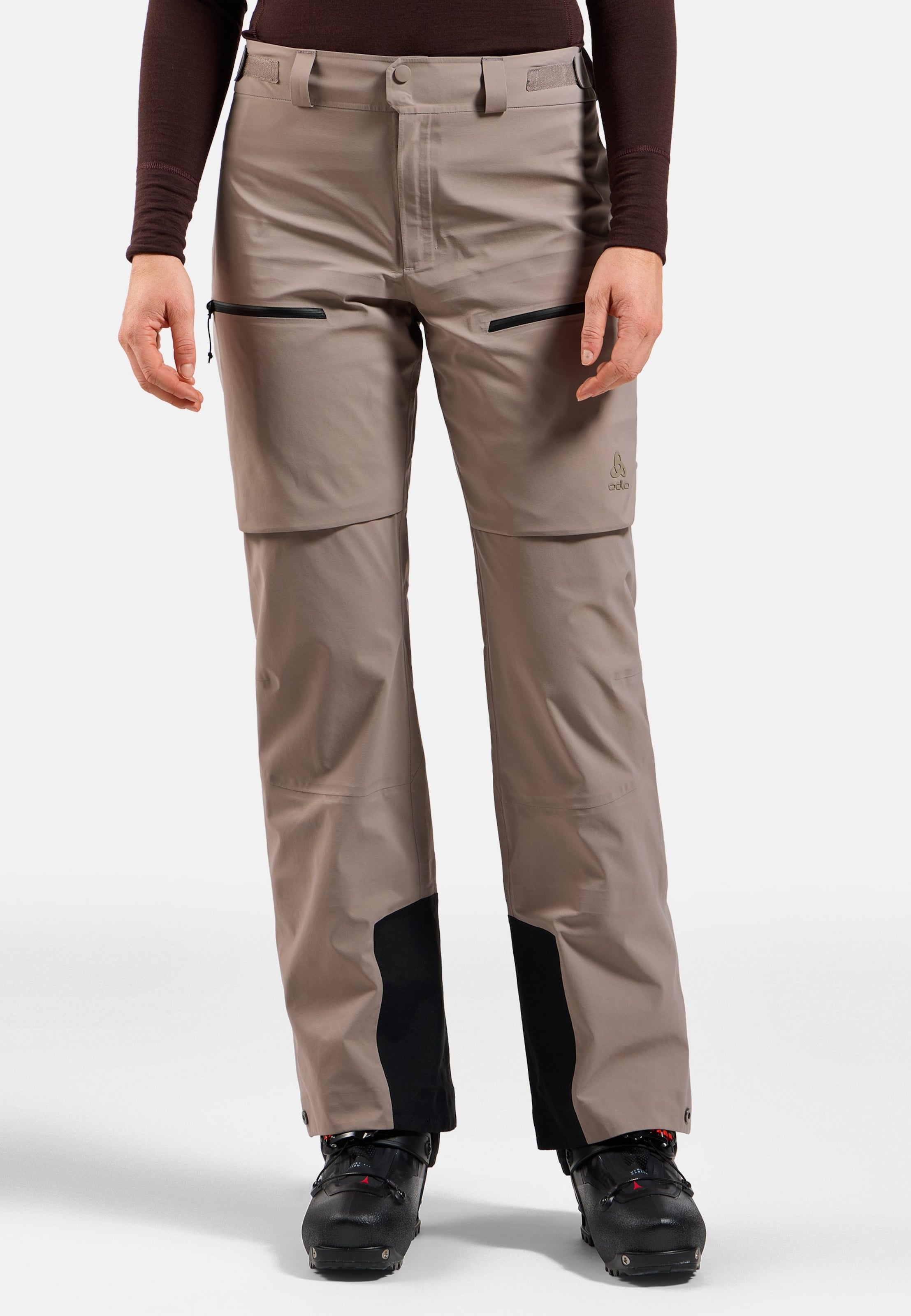X-Alp 3L Hardshell-Skihose in cinder