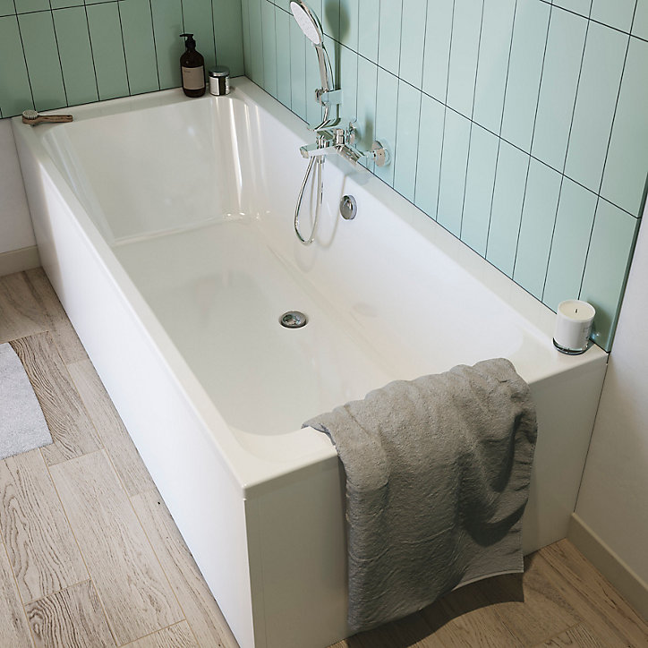 Tablier de baignoire latéral blanc Balneo Panel 80 cm