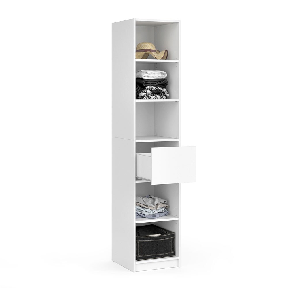 Vicco Kleiderschrank Visit Regal Umkleide Schrank Schlafzimmer Schublade Weiß