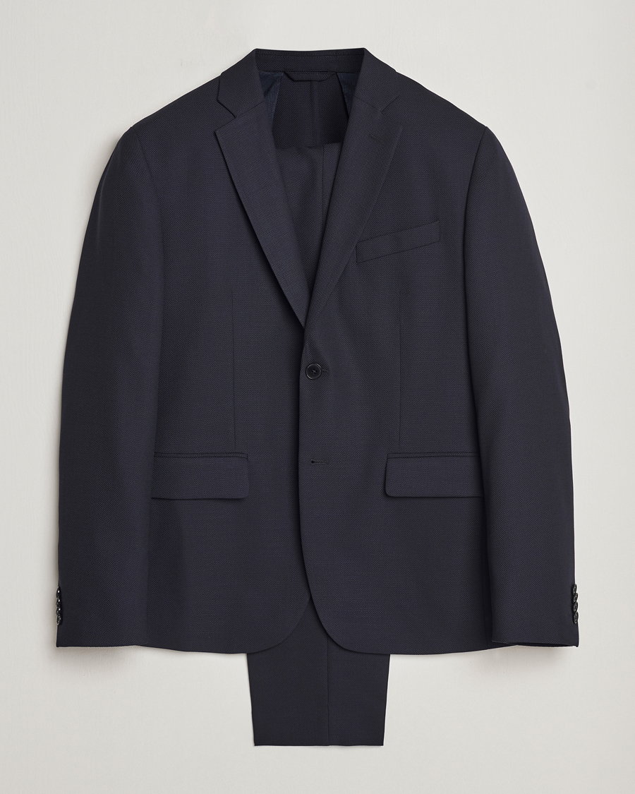 J.Lindeberg Hopper Active Hopsack Suit Navy