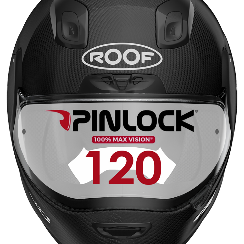 Roof - Lentille Pinlock® Maxvision 120 RO200/RO200 Carbon Incolore