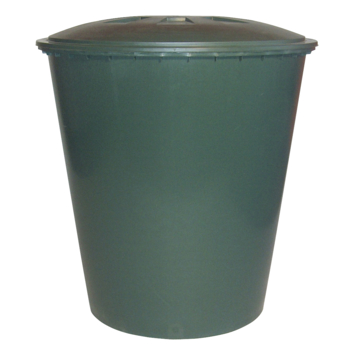 Regenton conisch groen kunststof 510 L