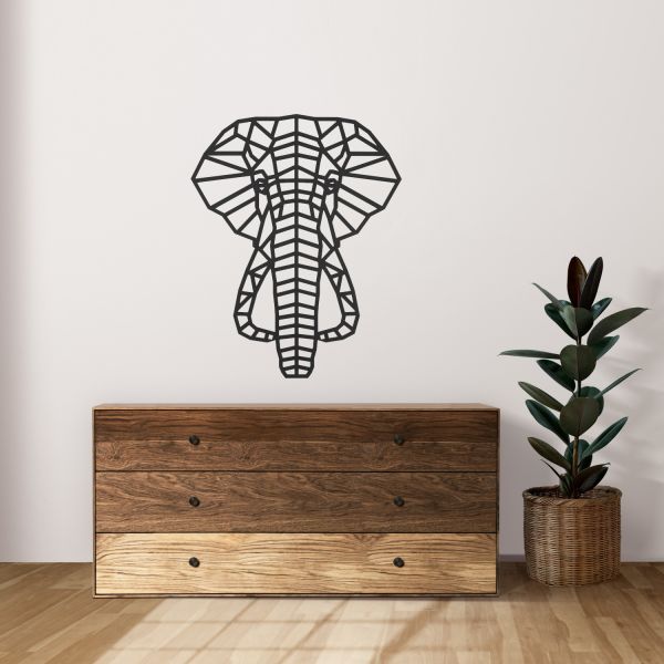 Casa Sentir Olifant Wanddecoratie - Medium - Naturel