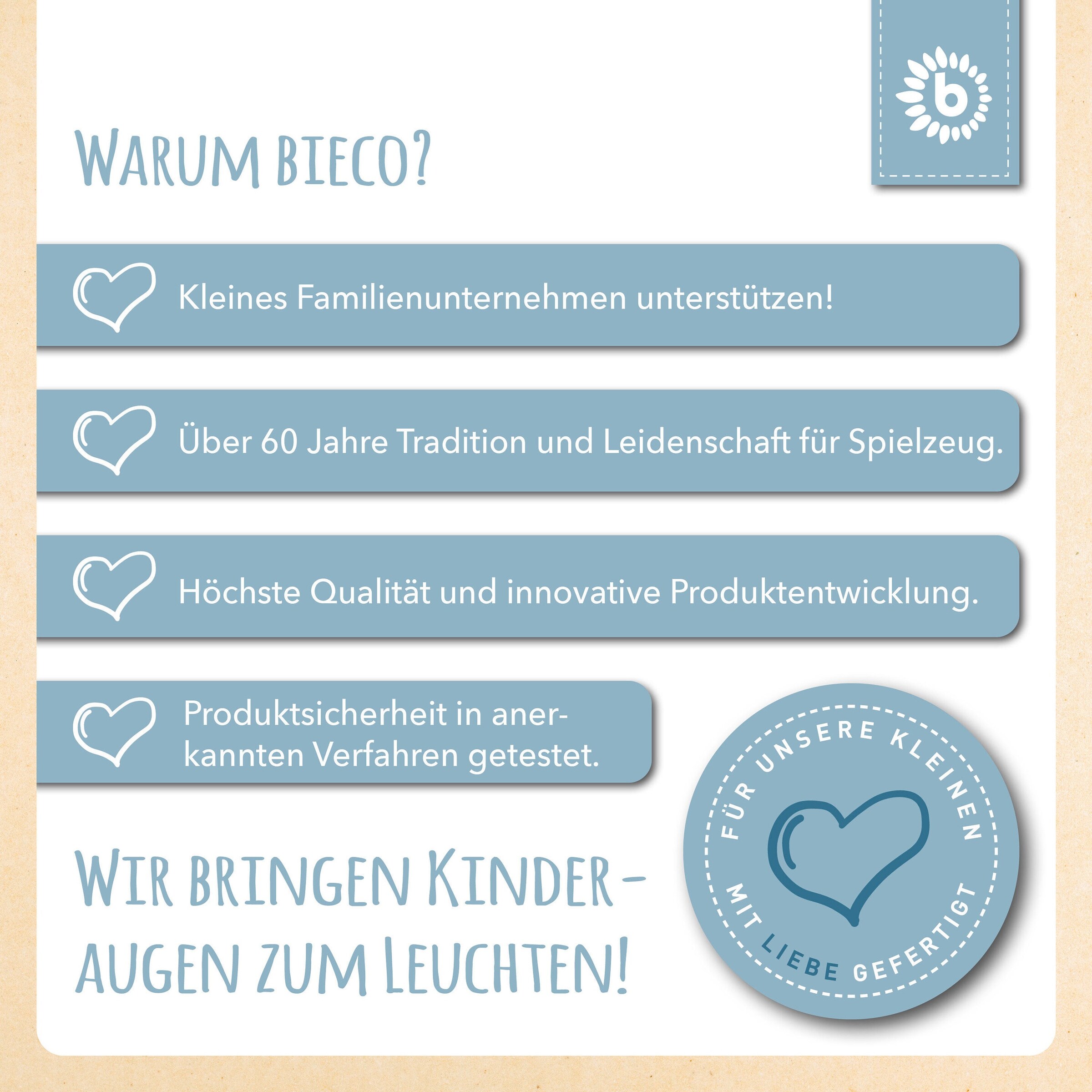 Bieco Nachziehente Holz - ab Geburt Weiß