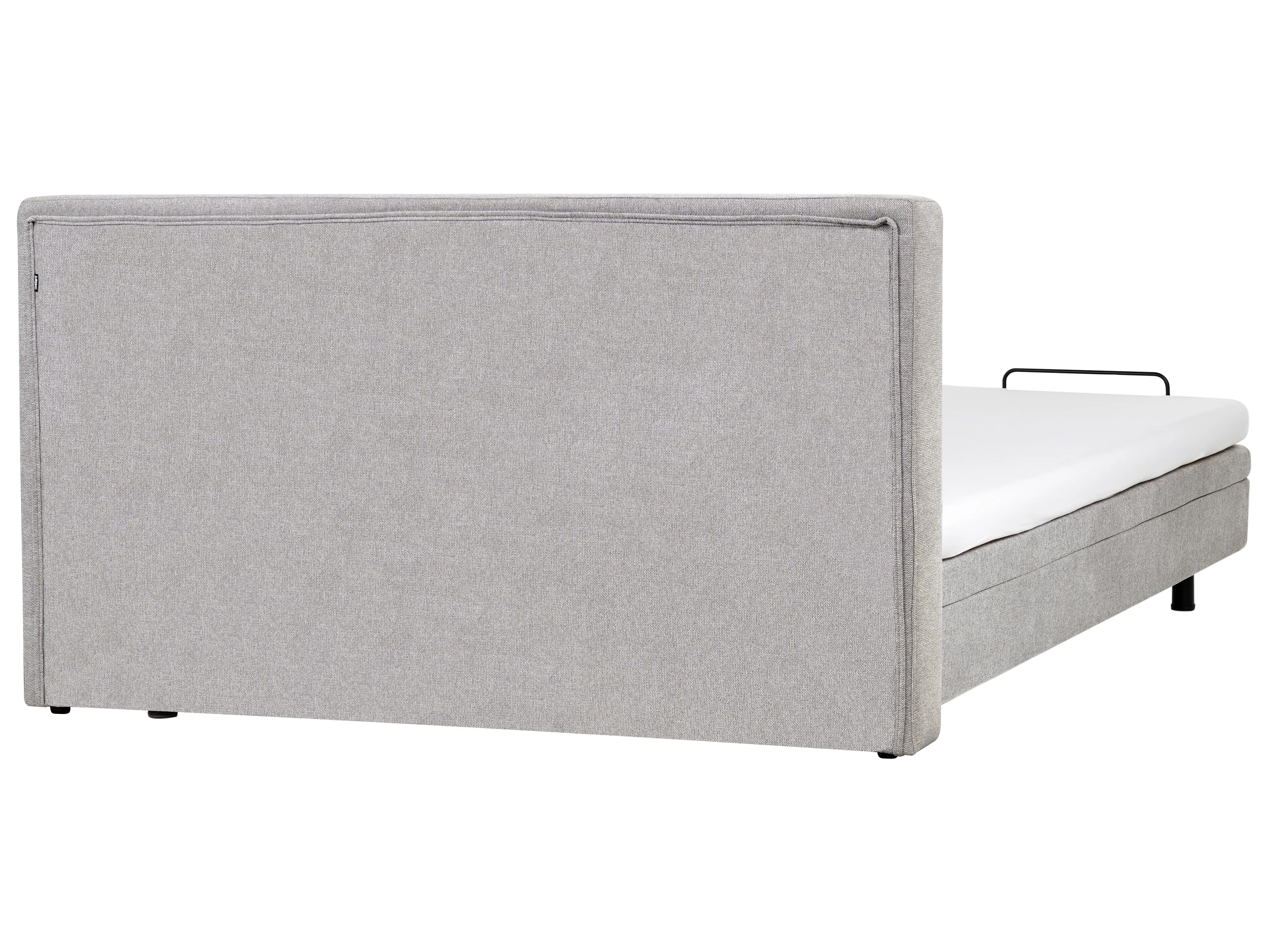 Verstelbaar bed Stof DUKE 180 x 200 cm Lichtgrijs