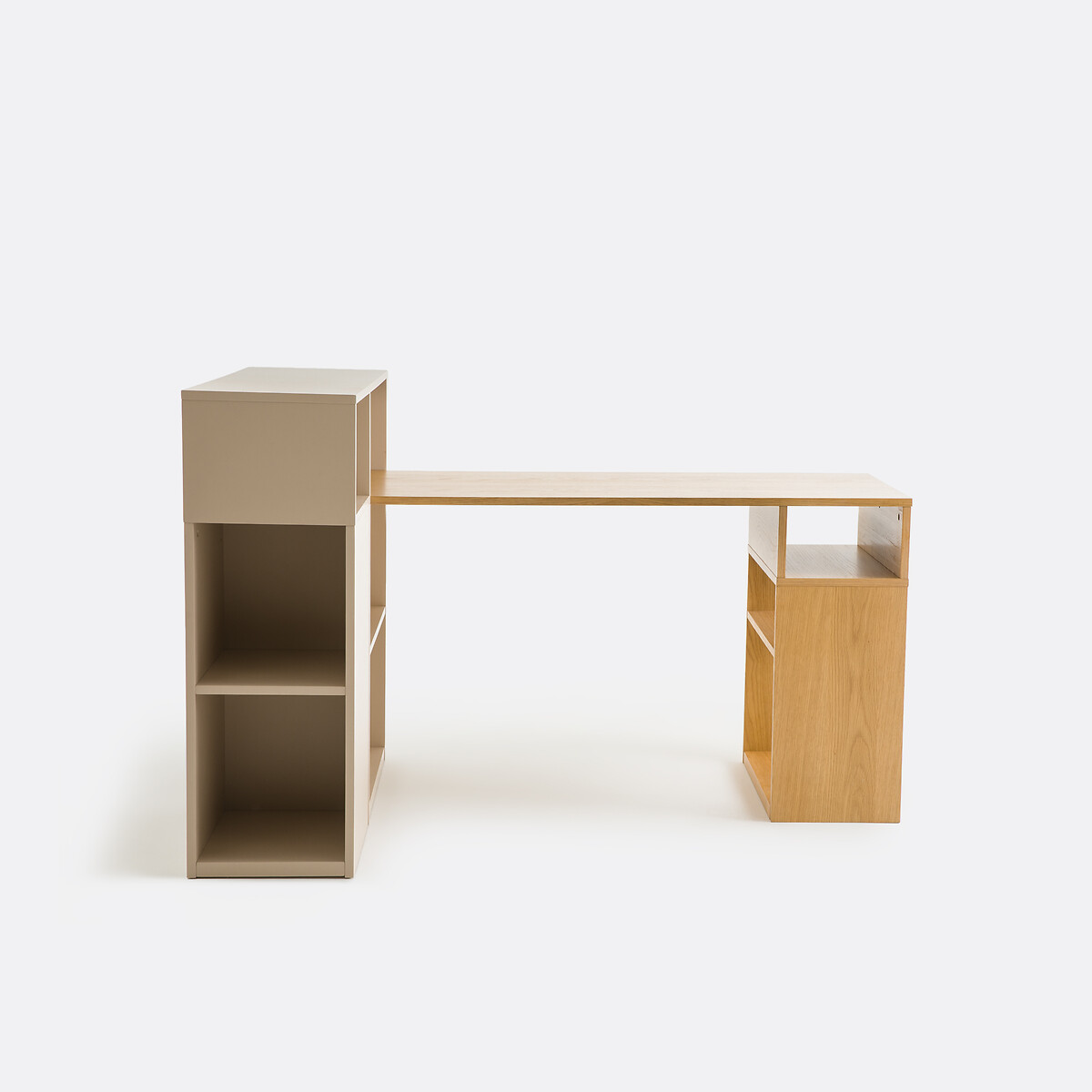 LA REDOUTE INTERIEURS<br>Mesa reversível de canto com arrumação, Biface