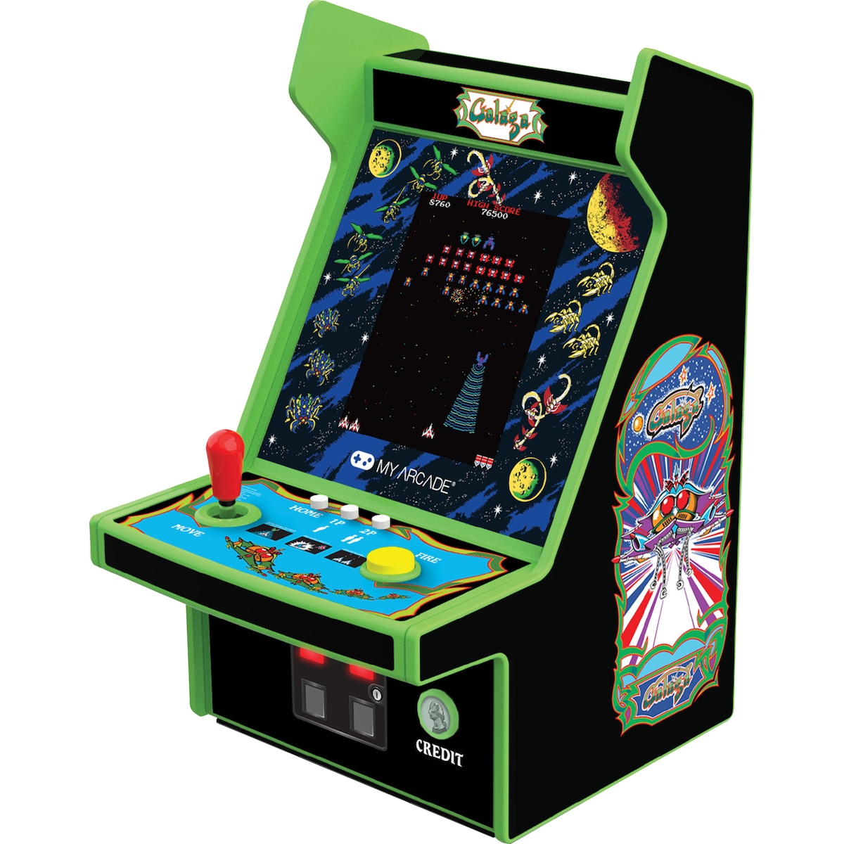 My Arcade Micro Player Pro 6,7” Galaga 2i1 retro spillkonsoll
