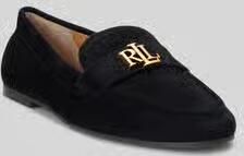 LAUREN RALPH LAUREN Loafers Dames Averi Iii Flats Maat: 40 Materiaal: Suède Kleur: Zwart