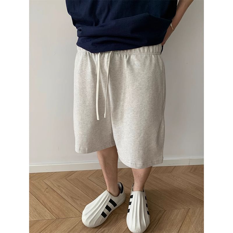 fluffush - Effen joggingbroek met trekkoord in de taille en wijde pijpen