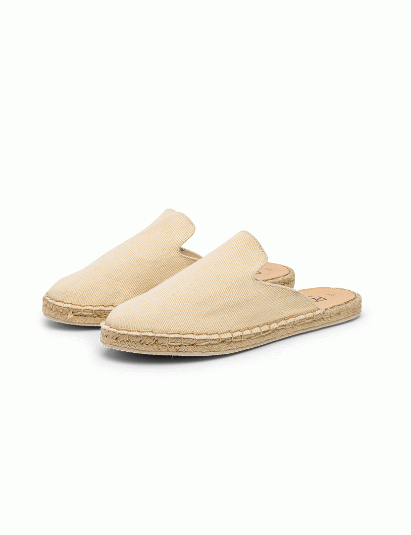 Men's Ecru Mules
