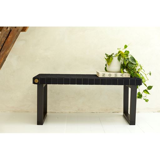 Wecycle Furniture Luna Bænk, Black