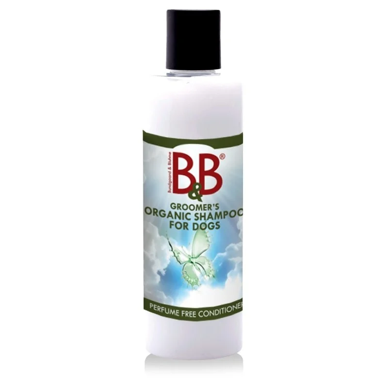 B&B - Økologisk jojoba hundeshampoo250ml + B&B - Økologisk Neutral hundebalsam 250ml