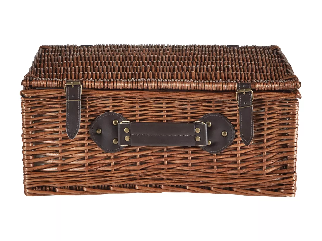 Panier de pique-nique PRUNEAU Osier Marron