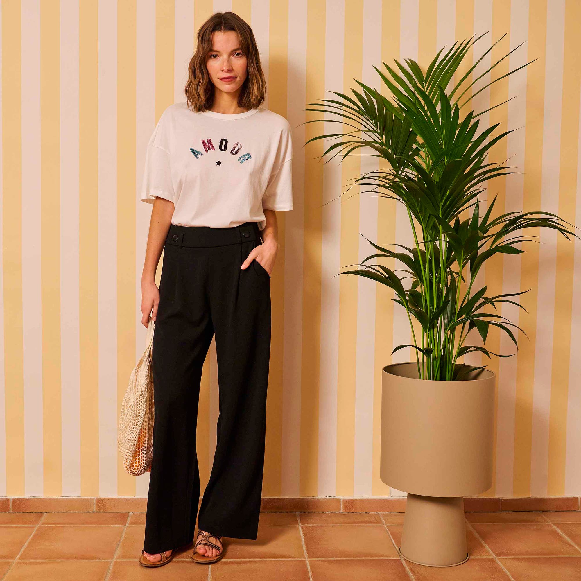 Pantalon Femme noir