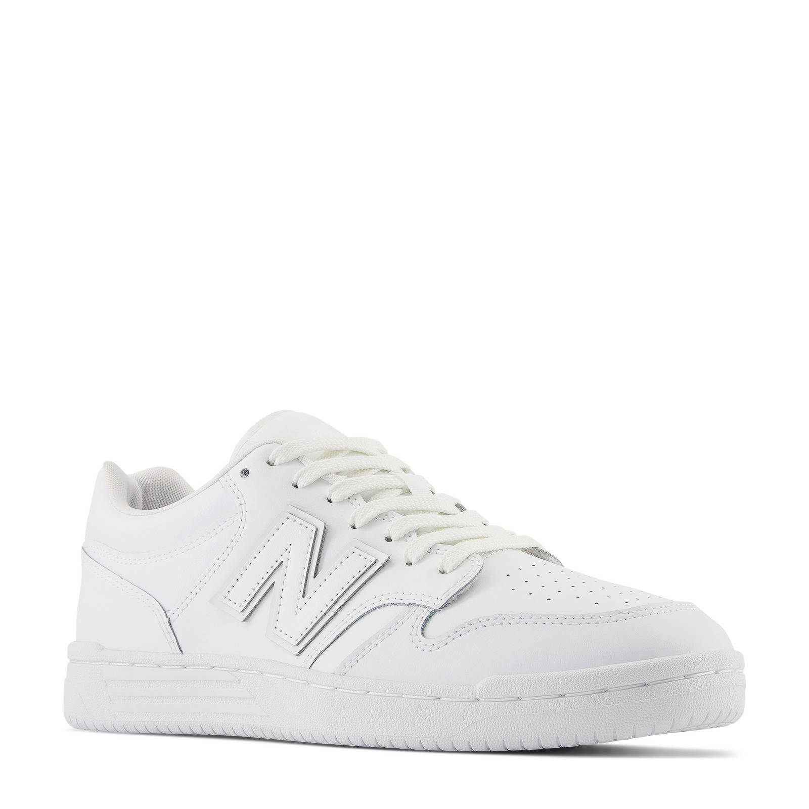 New Balance BB480  leren sneakers wit