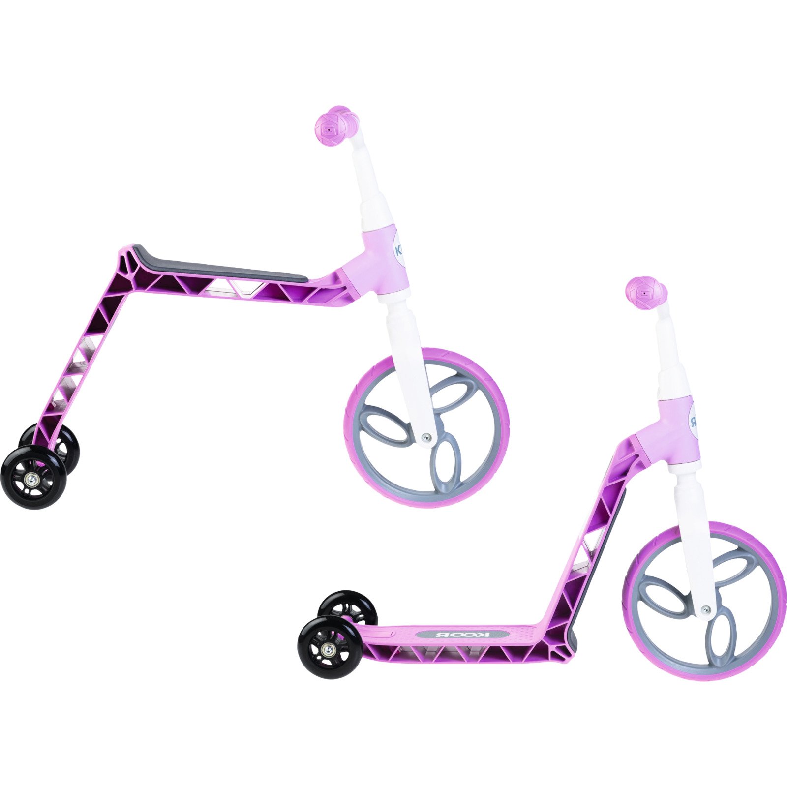 KOOR Kids Laufrad und Scooter 2 in 1 boy