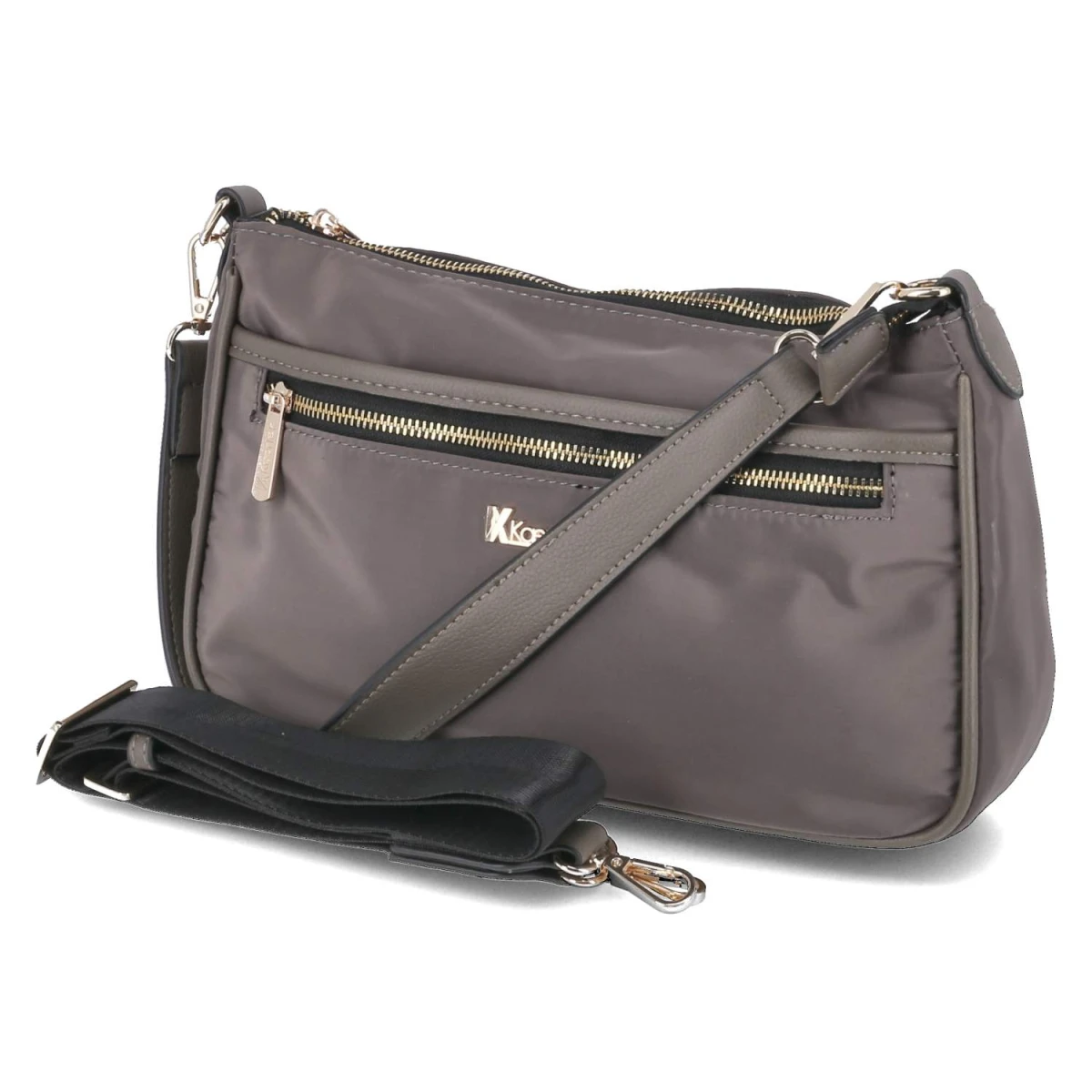 KaerlekSchultertasche - dark taupe