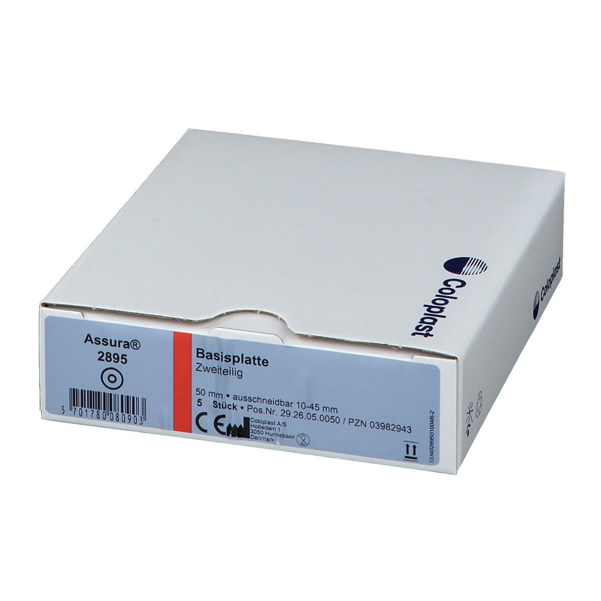 ASSURA® Basisplatte plan 10-45mm Rastring 50mm