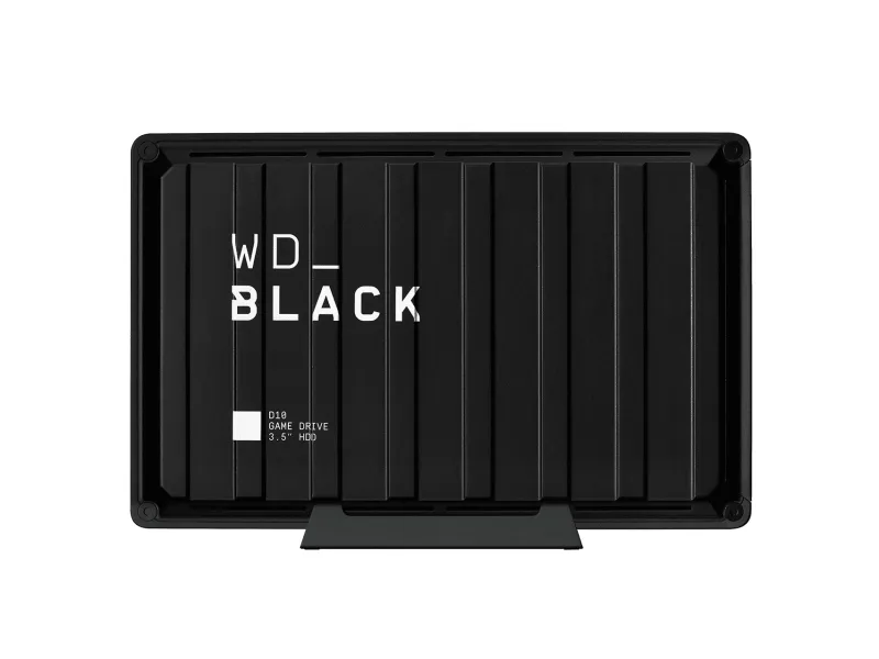 WD_BLACK D10 Game Drive WDBA3P0080HBK - Harddisk - 8 TB - ekstern (bærbar) - USB 3.2 Gen 1 - 7200 rpm - sort
