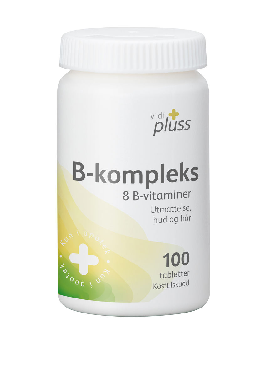 Vidi pluss vitamin B kompleks 100 stk