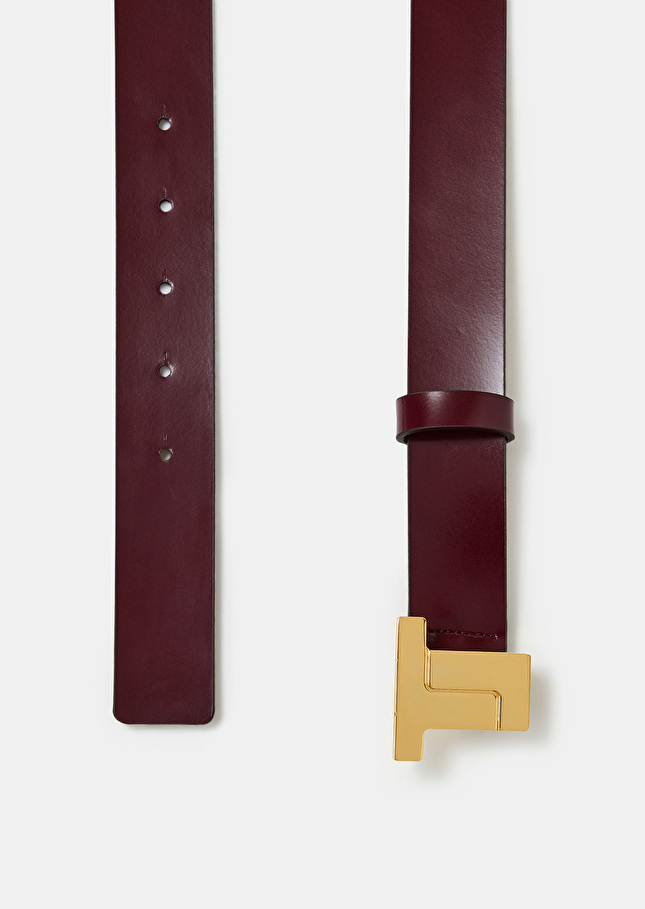 Ceinture 8 Bisbordeaux en cuir