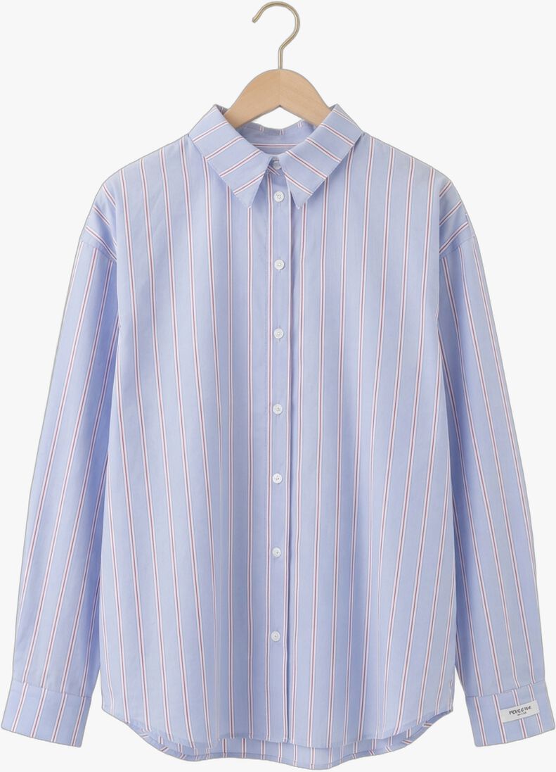 blauwe penn & ink blouses blouse stripe